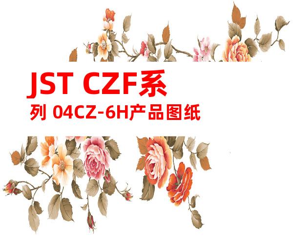 JST CZF系列 04CZ-6H产品图纸